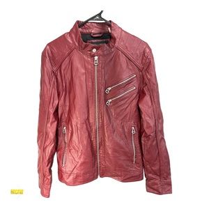 Women’s Wilson Cycle Leather Motorcylce Jacket